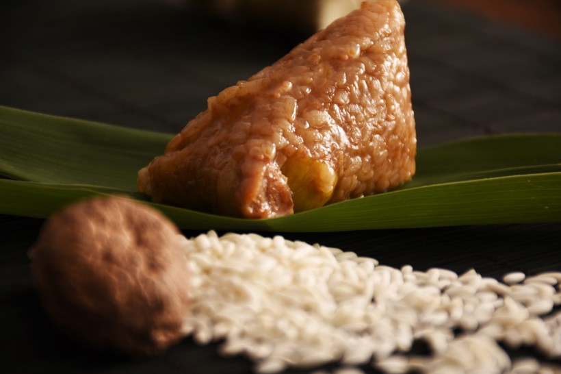 中国传统特色美食美味的端午节粽子高清图片