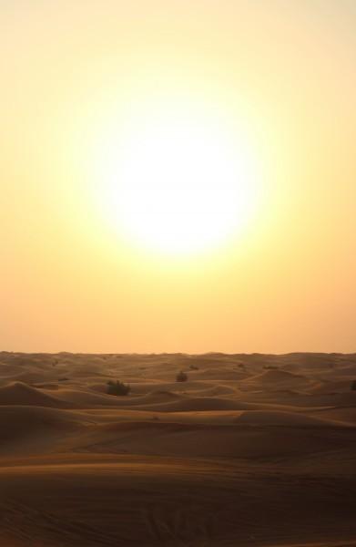 世界第十大沙漠塔克拉玛干沙漠风景桌面壁纸