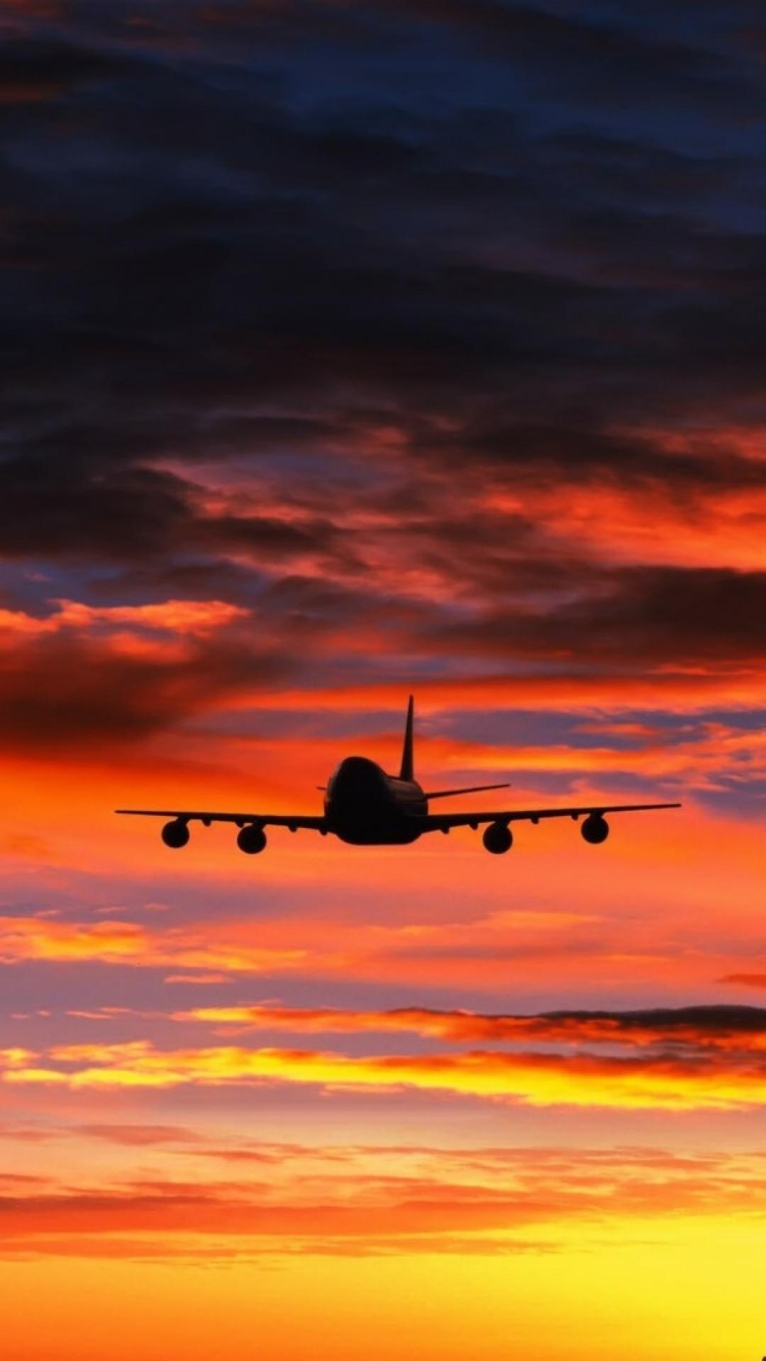 飞机美图空中风景图片