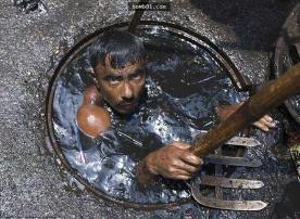 世界上最槽糕的五种工作 地下水道清洁工死亡率最高